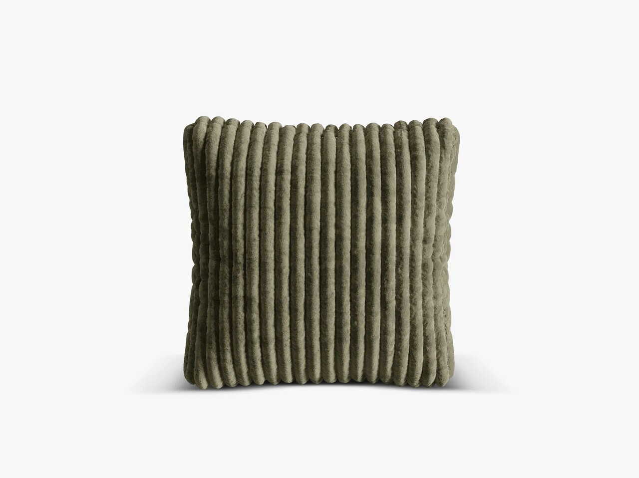 Perna decorativa, Martina-212, Micadoni Home, 55x55 cm, velur, verde muschi - imagine 4
